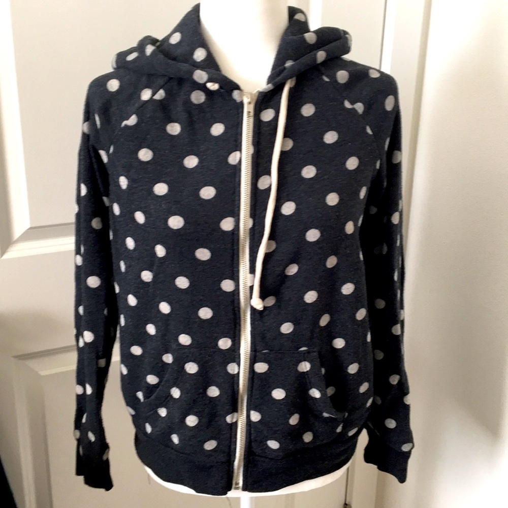Polka dot hoodie M